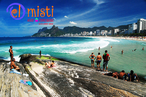 Praia de Ipanema - Rio de Janeiro. El Misti hostel